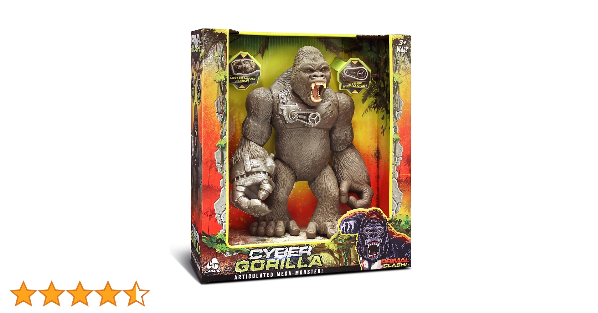 Amazon.co.jp: Lanard Primal Clash!サイバーゴリラメガモンスター